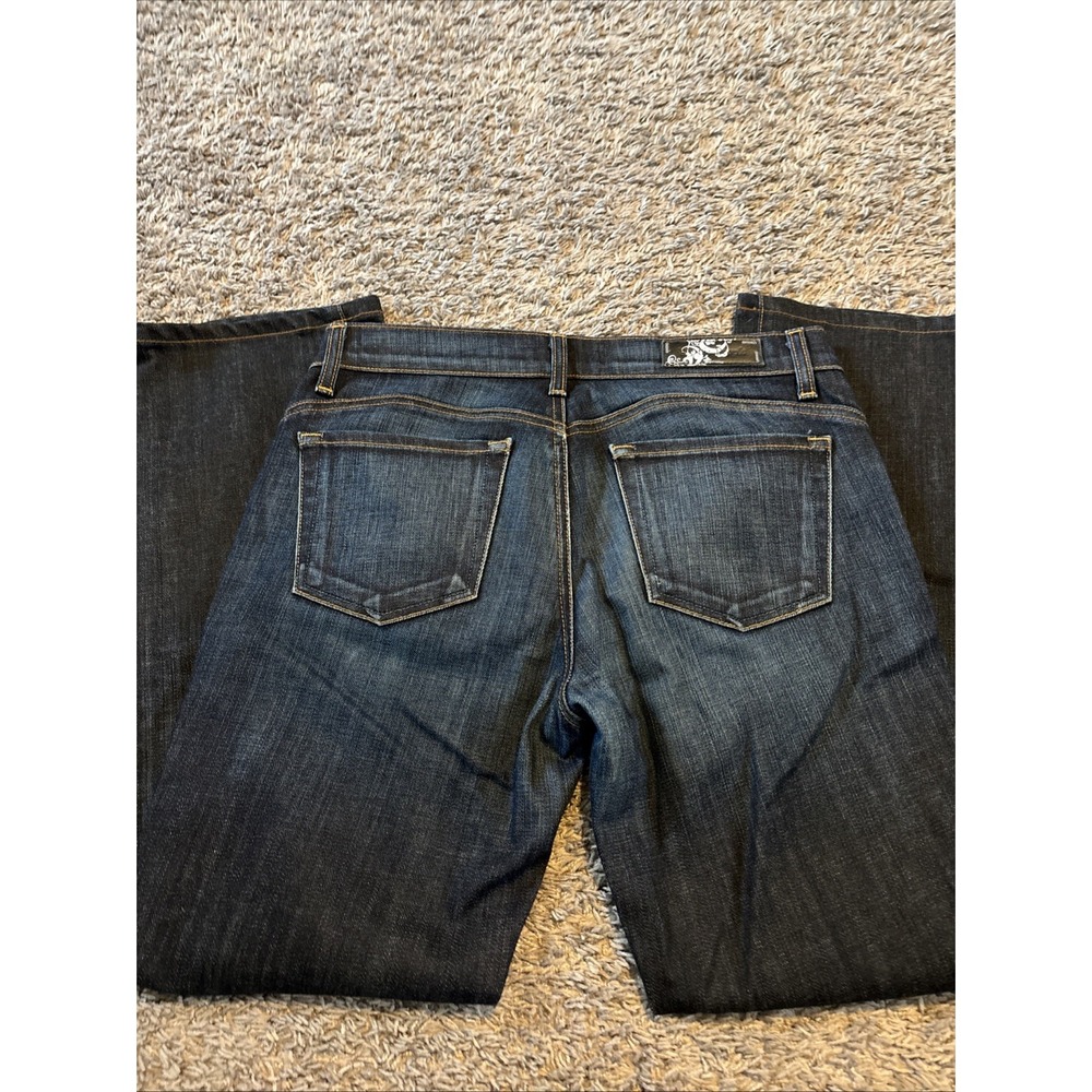 We The Free People Jeans Womens 32x27 Dark Wash Straight Denim - Picture 6 of 6